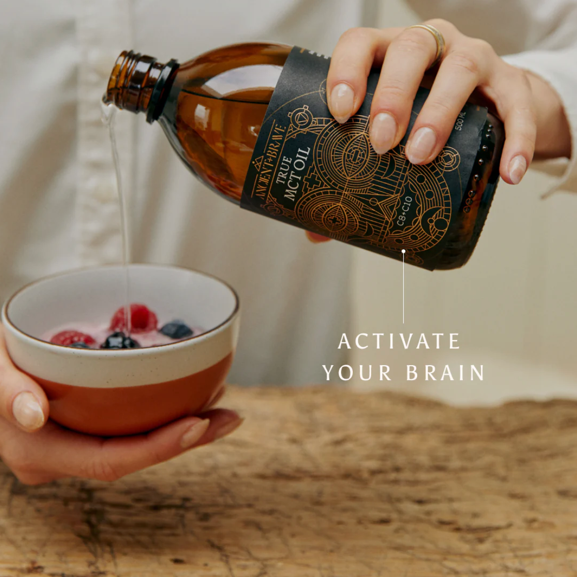Ancient + Brave True MCT Oil, 500ml Bottle