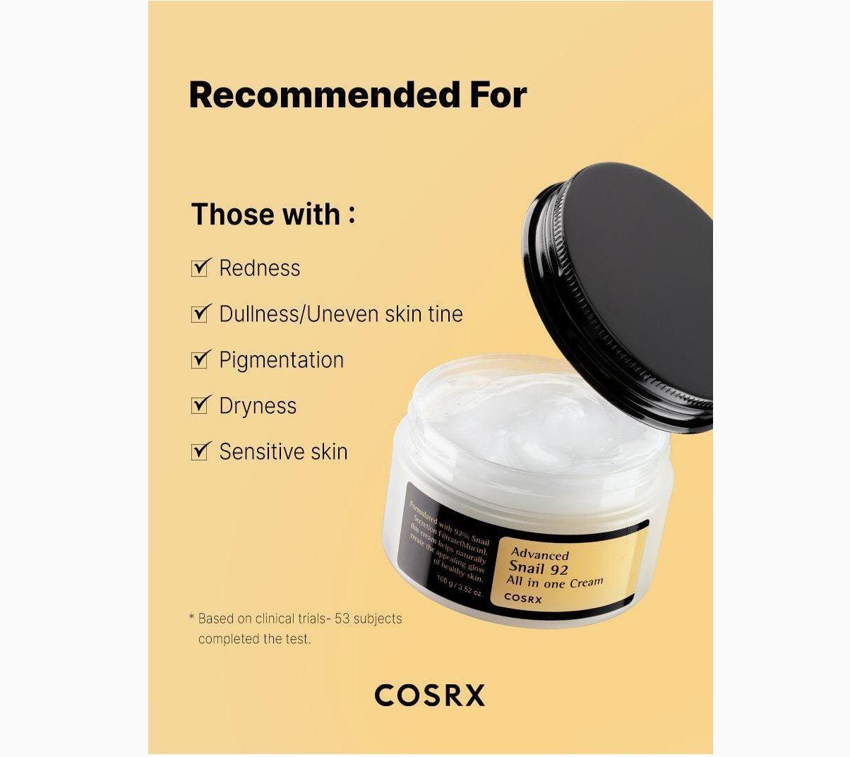 COSRX Advanced Snail 92 All in One Cream 100ml
