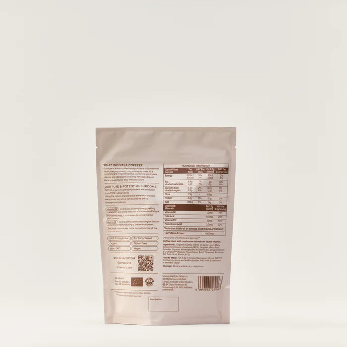 DIRTEA Coffee with Lion’s Mane – Energy, Focus & Immunity