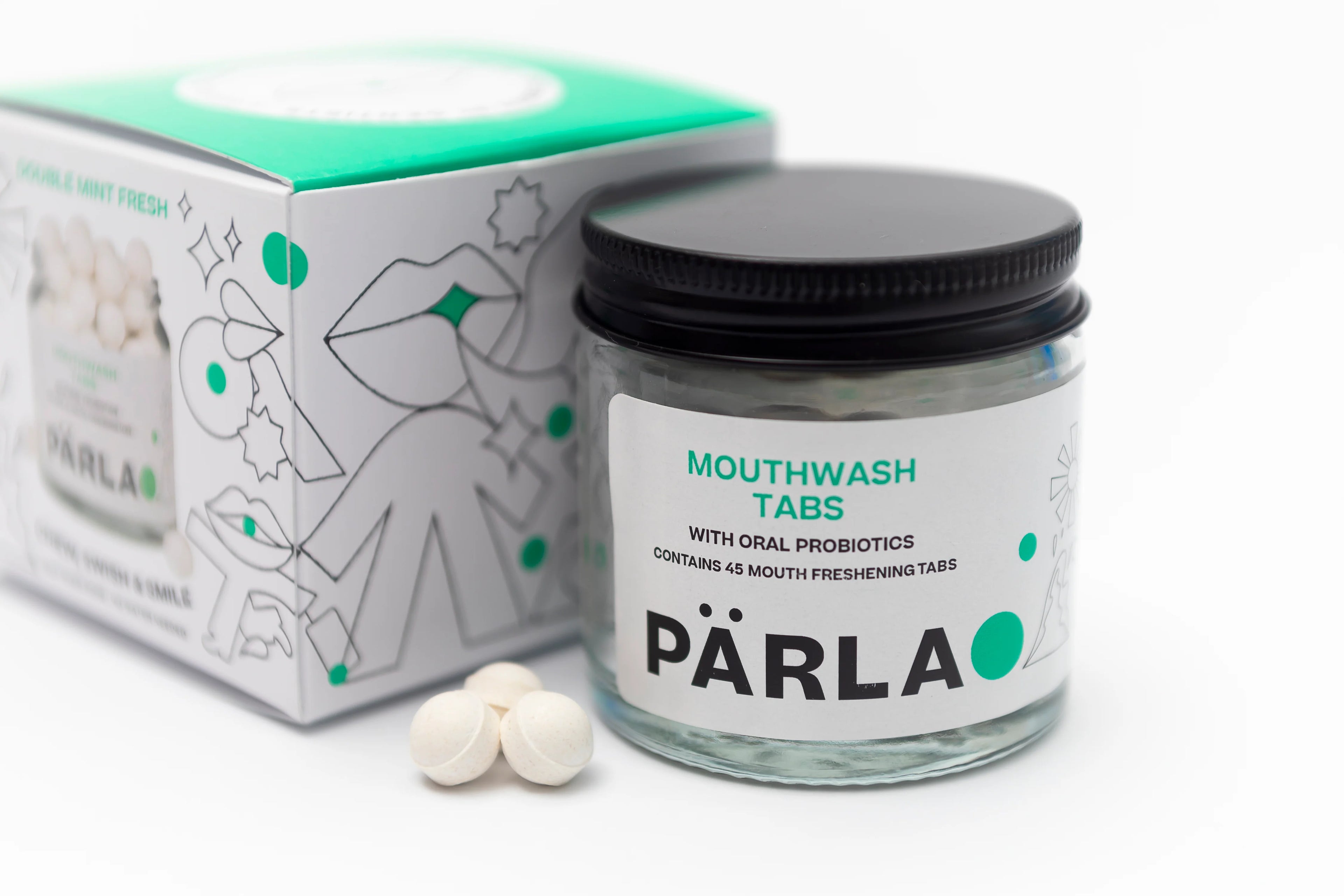 PÄRLA Mouthwash 45 with Oral Probiotics