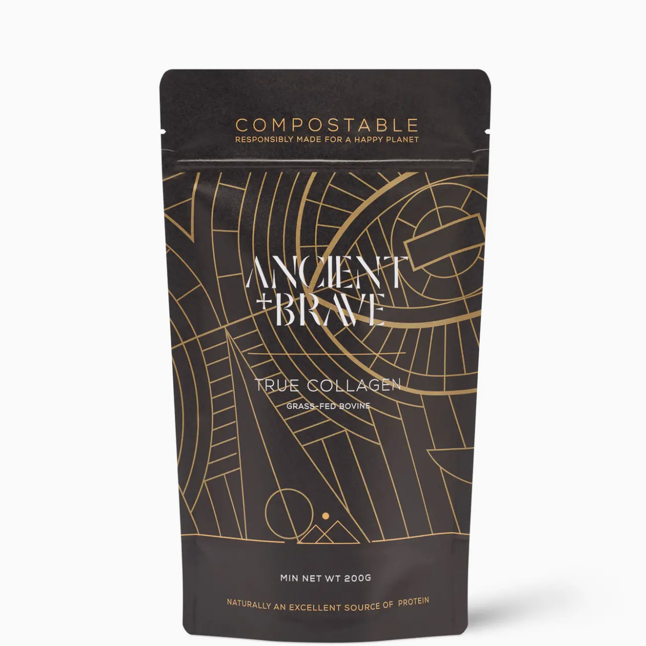 Ancient + Brave True Collagen Compostable Pouch