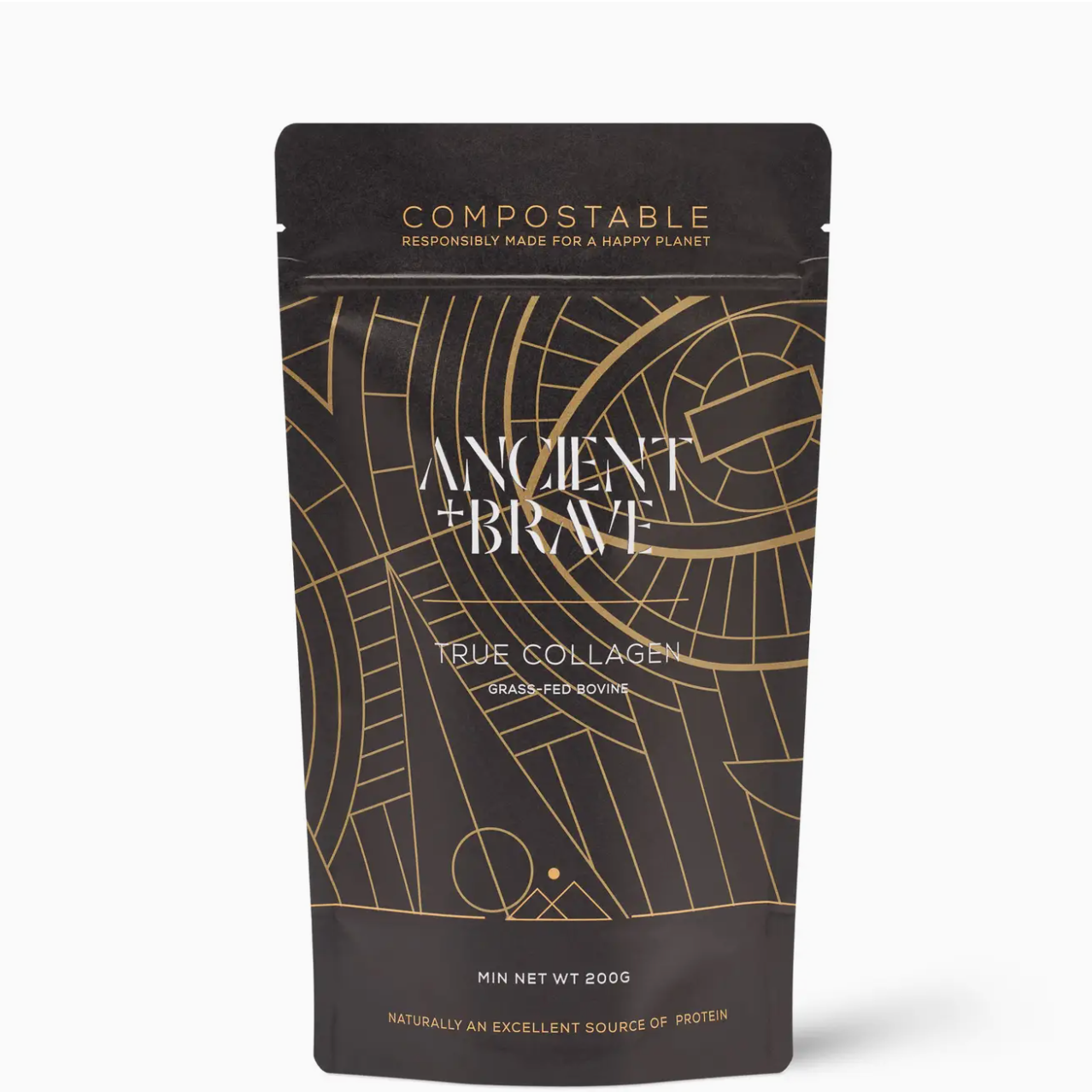 Ancient + Brave True Collagen Compostable Pouch