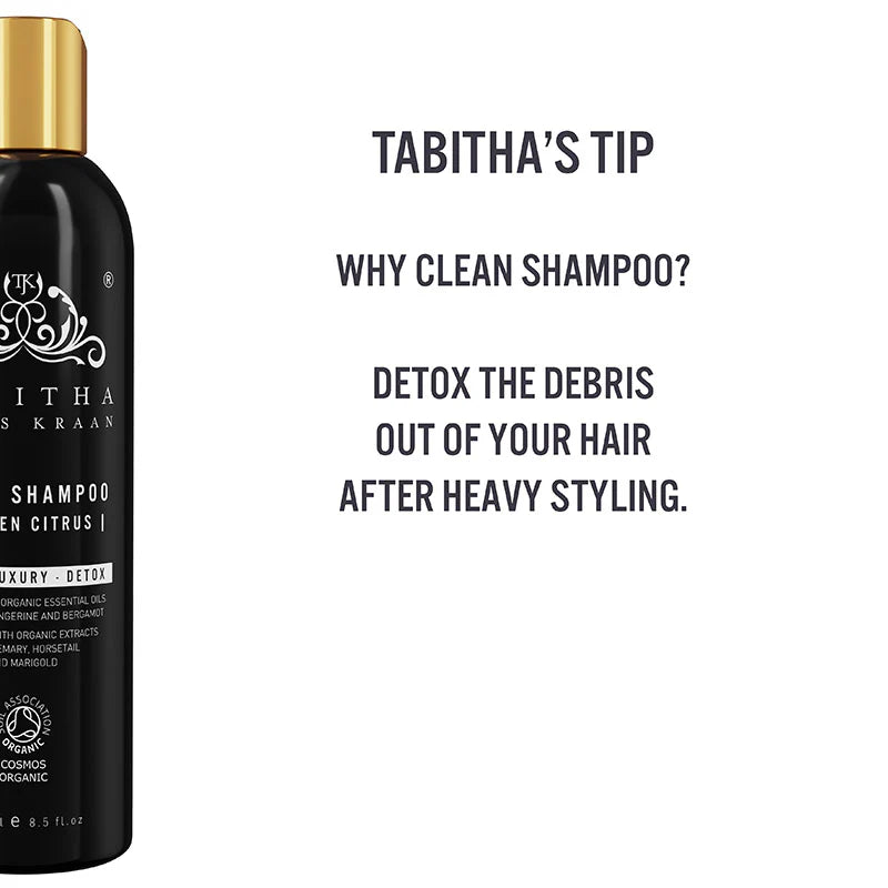 Tabitha James Kraan Clean Shampoo, Golden Citrus, 250ml