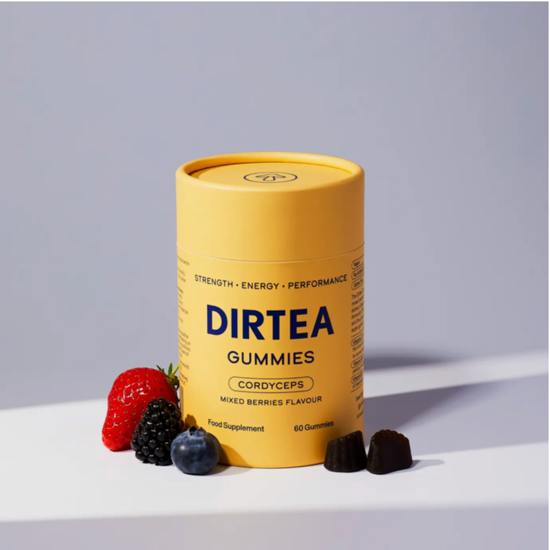 DIRTEA Performance Gummies - Cordyceps, Mixed Berries Flavour