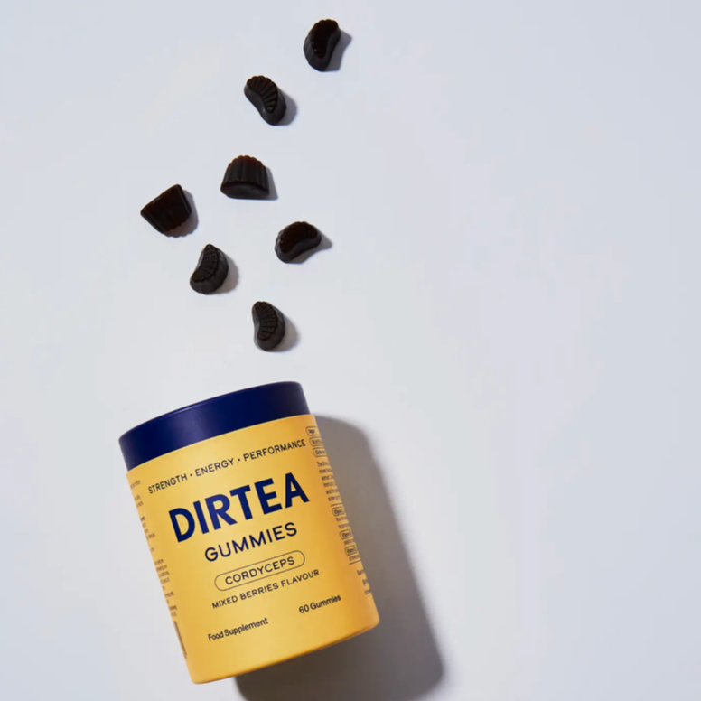 DIRTEA Performance Gummies - Cordyceps, Mixed Berries Flavour