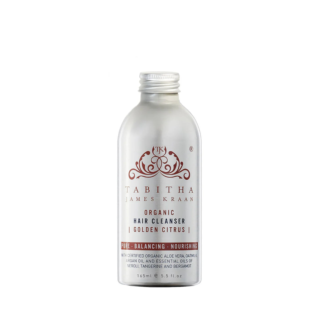 Tabitha James Kraan Organic Hair Cleanser, Golden Citrus, 165ml