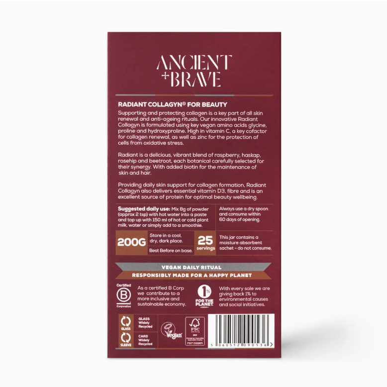 Ancient + Brave Radiant Collagyn - Vegan